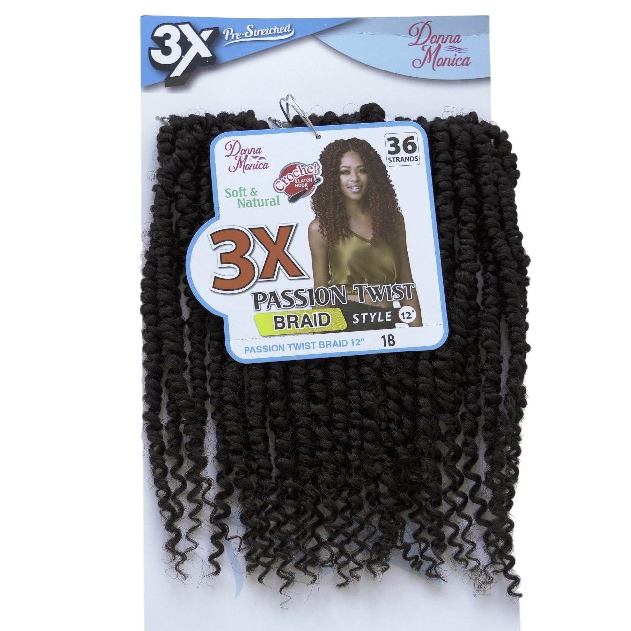 D.M PASSION TWIST BRAID 12'' 3X N1B